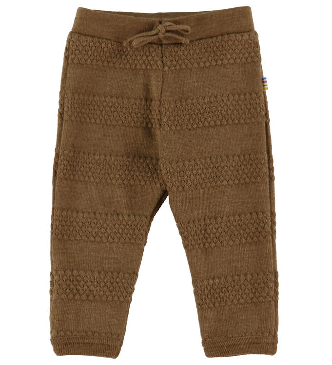 Joha Bukser - Strik - Uld - Varm Brun