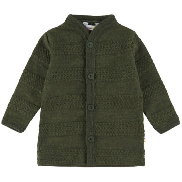 Joha Cardigan - Strik - Uld - Mos Grøn