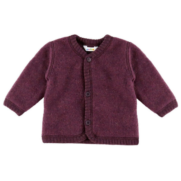 Joha Cardigan - Uld - Blomme