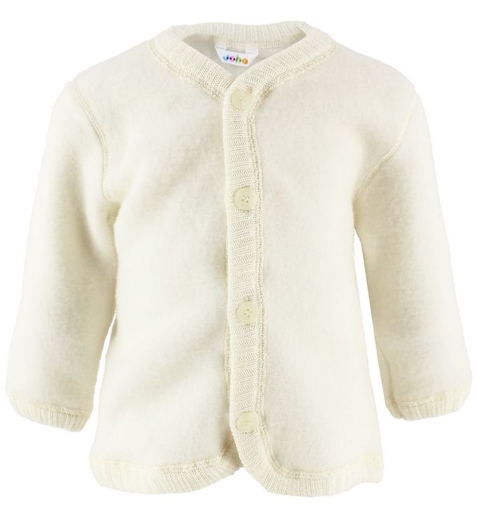 Joha Cardigan - Uld - Creme Joha Cardigan - Uld - Creme