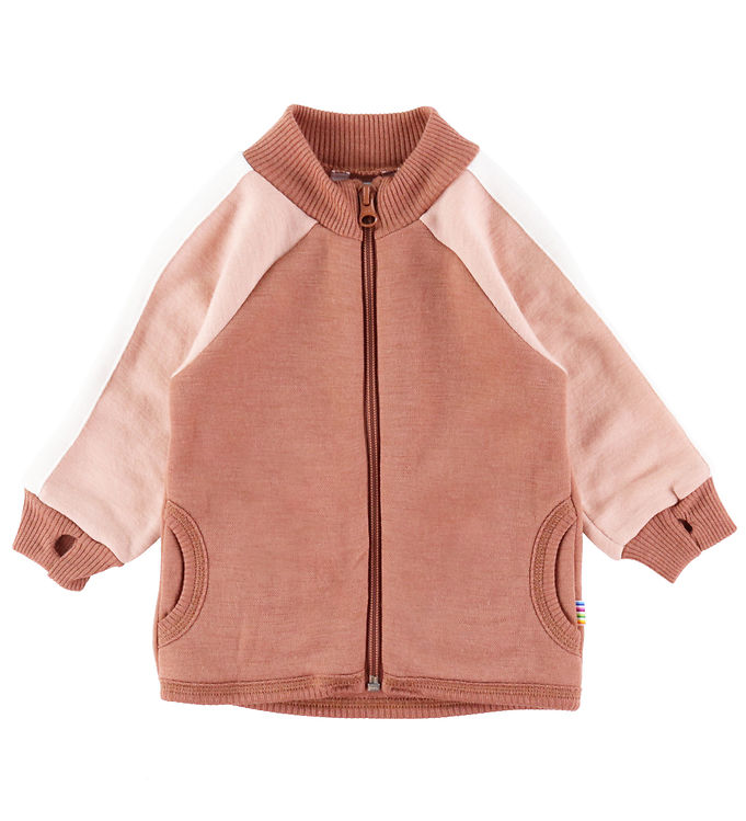 Joha Cardigan - Uld - Rosa/Brun Joha Cardigan - Uld - Rosa/Brun