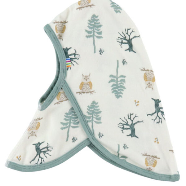 Joha Elefanthue - 1-lags - Uld/Bambus - Offwhite m. Skov