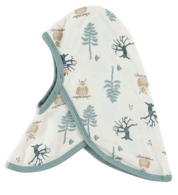 Joha Elefanthue - 1-lags - Uld/Bambus - Offwhite m. Skov