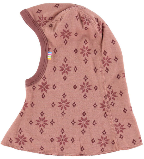 Joha Elefanthue - 2-lags - Uld/Bomuld - Rose m. Snefnug