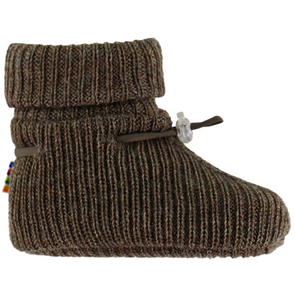 Joha Futter - Uld - Strik - Brun Meleret