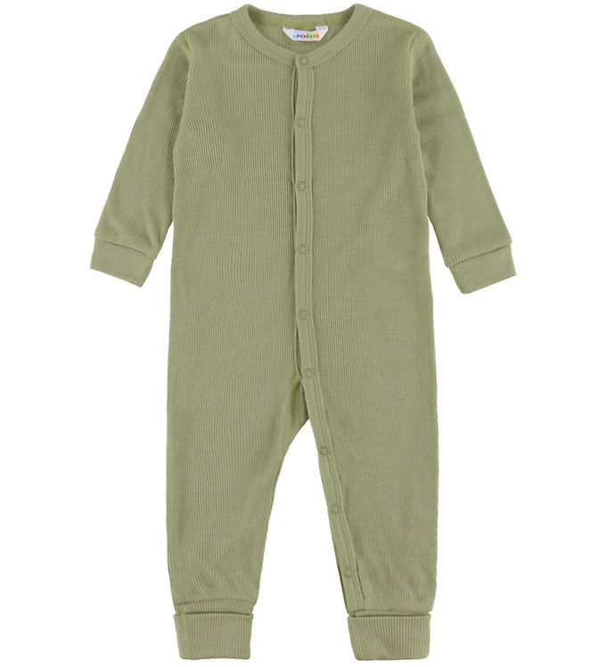 Joha Heldragt - Rib - Uld/Silke - Grøn