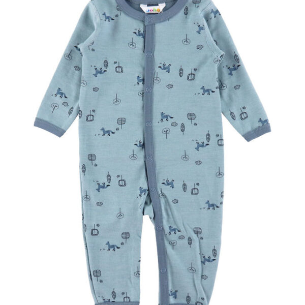 Joha Heldragt - Uld/Bomuld - Blå Joha Heldragt - Uld/Bomuld - Blå