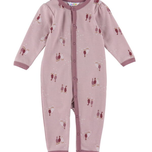 Joha Heldragt - Uld/Bomuld - Light Bordeaux m. Gæs