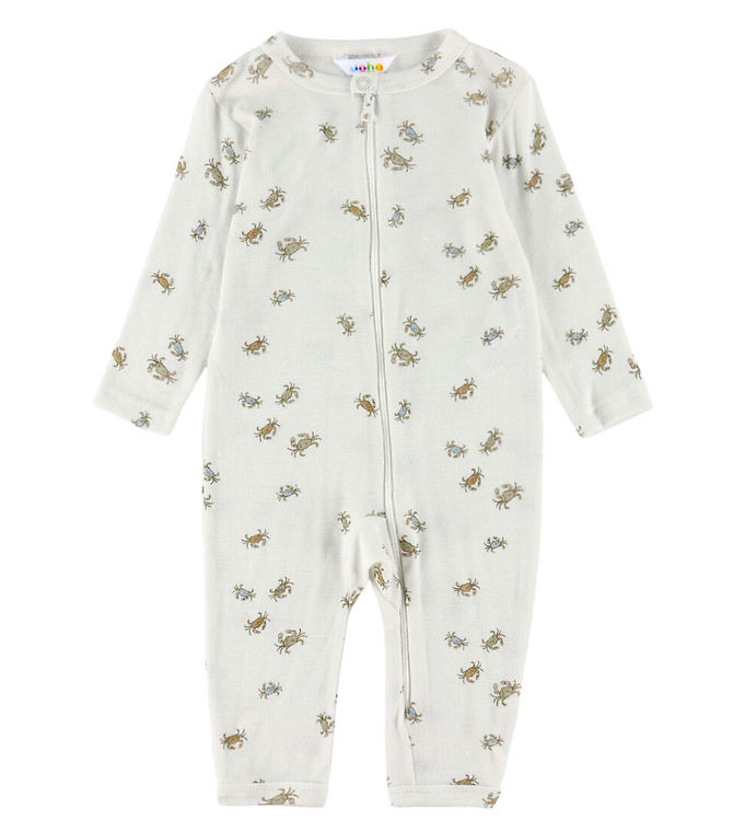 Joha Heldragt - Uld/Silke - Off white m. Krabber Joha Heldragt - Uld/Silke - Off white m. Krabber
