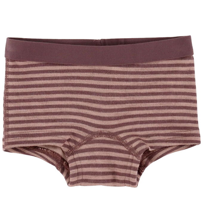 Joha Hipsters - Uld - Rose m. Striber Joha Hipsters - Uld - Rose m. Striber