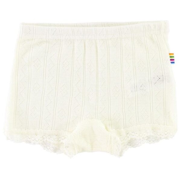 Joha Hipsters - Uld/Silke - Råhvid m. Mønster