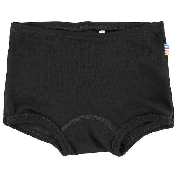 Joha Hipsters - Uld/Silke - Sort m. Blondekanter Joha Hipsters - Uld/Silke - Sort m. Blondekanter