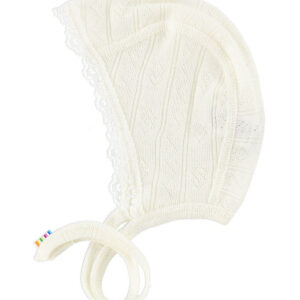 Joha Hjelm - Uld/Silke - Creme m. Hulmønster