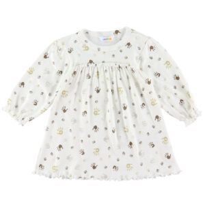 Joha Kjole - Off White m. Print