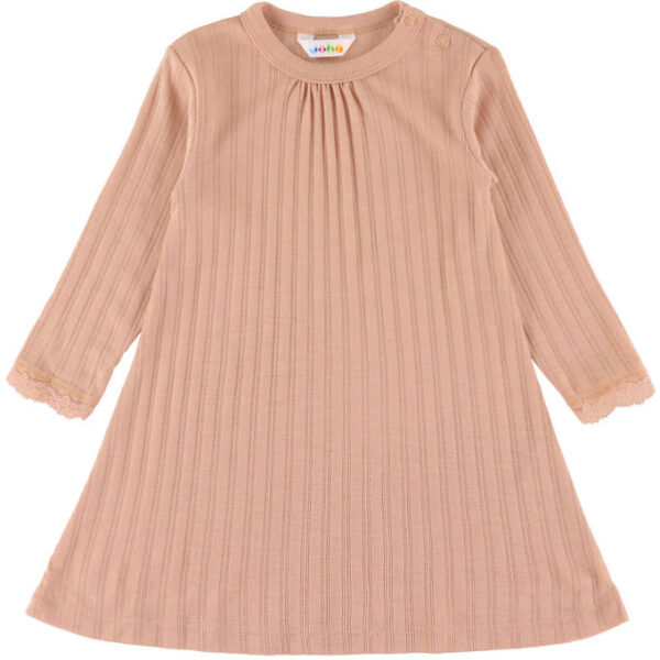 Joha Kjole - Uld/Silke - Fersken