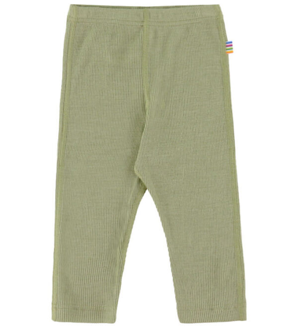 Joha Leggings - Rib - Uld/Silke - Grøn