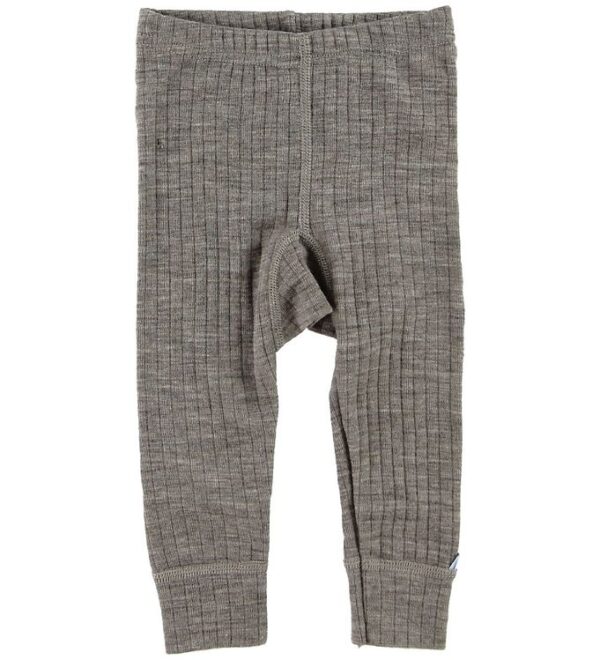 Joha Leggings - Uld - Brunmeleret Joha Leggings - Uld - Brunmeleret
