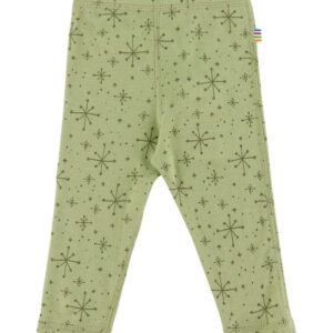 Joha Leggings - Uld - Lys Olive m. Stjerner