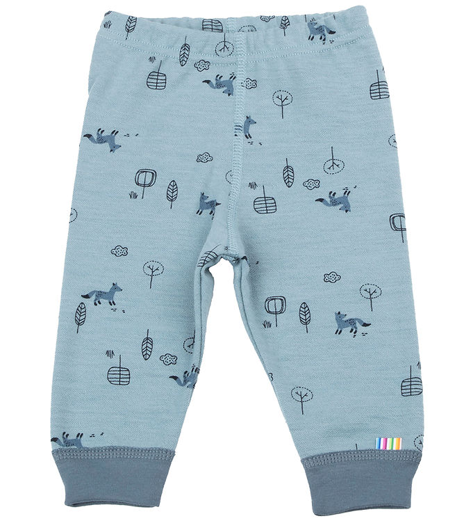 Joha Leggings - Uld/Bomuld - Blå Joha Leggings - Uld/Bomuld - Blå
