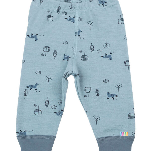 Joha Leggings - Uld/Bomuld - Blå