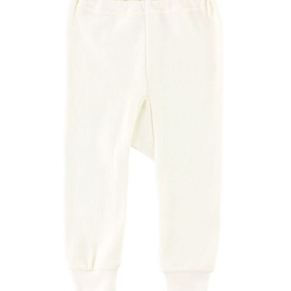 Joha Leggings - Uld/Bomuld - Råhvid