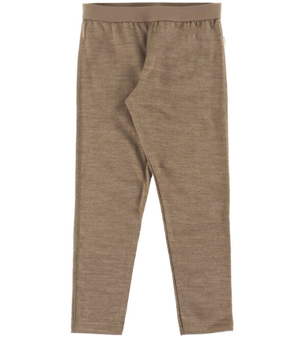 Joha Leggings - Uld/Silke - Beige Melange