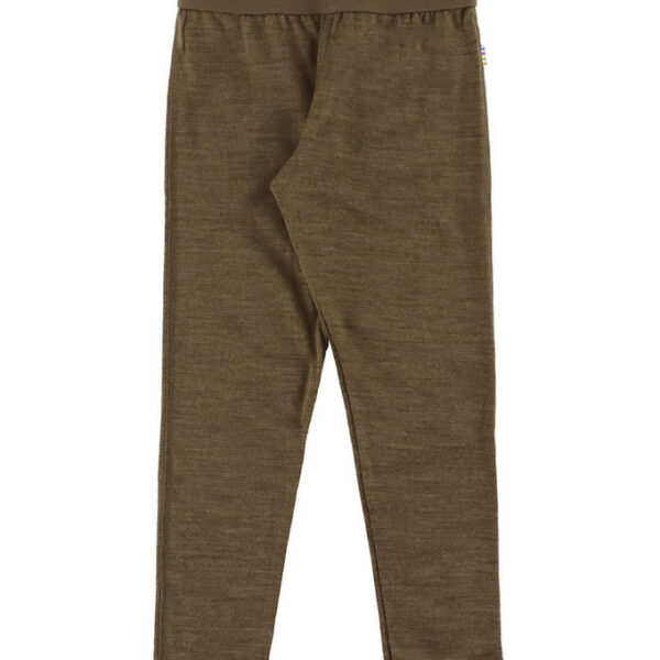 Joha Leggings - Uld/Silke - Brun Meleret Joha Leggings - Uld/Silke - Brun Meleret