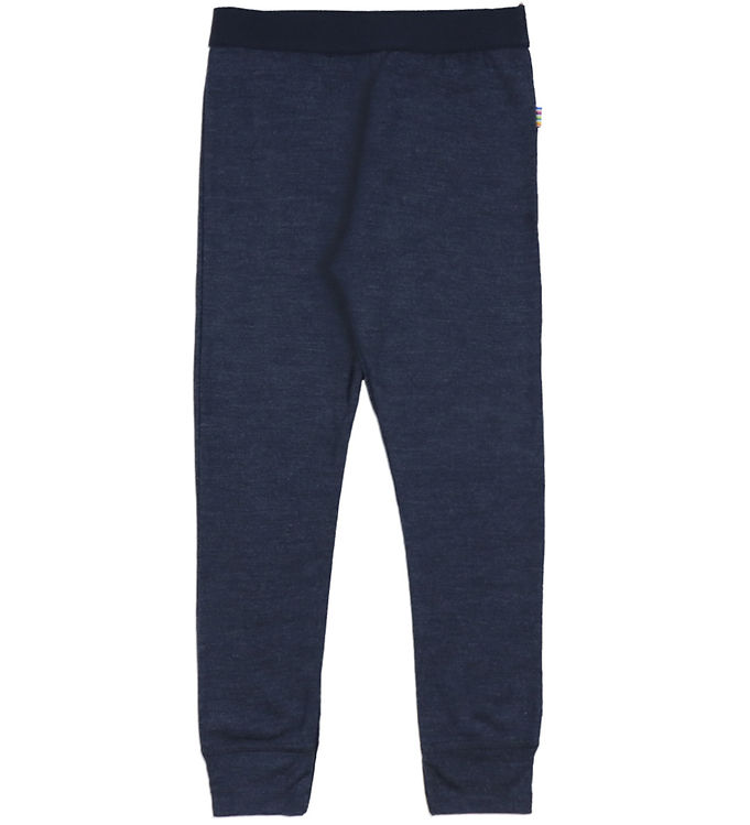Joha Leggings - Uld/Silke - Navy Joha Leggings - Uld/Silke - Navy