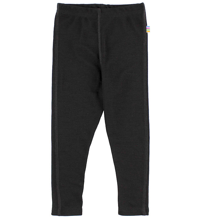 Joha Leggings - Uld/Silke - Sort Joha Leggings - Uld/Silke - Sort