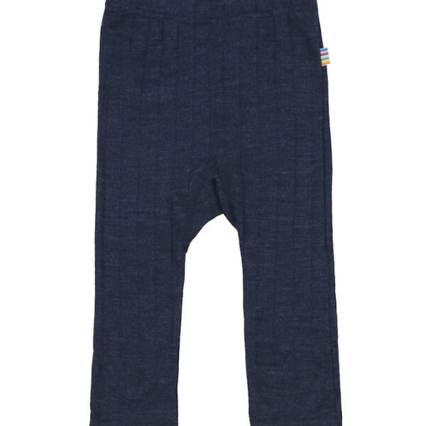 Joha Leggings - Uld/silke - Navy Joha Leggings - Uld/silke - Navy