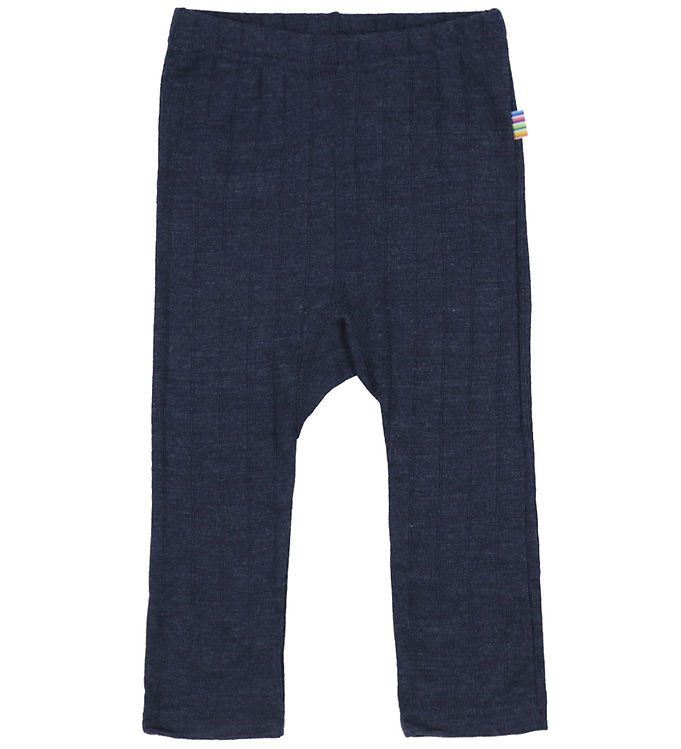 Joha Leggings - Uld/silke - Navy Joha Leggings - Uld/silke - Navy