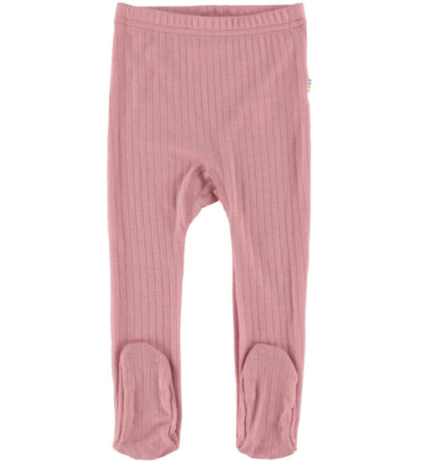 Joha Leggings m. Fod - Uld - Rosa Joha Leggings m. Fod - Uld - Rosa