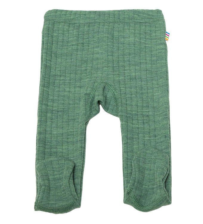 Joha Leggings m. Fødder - Uld - Grøn Joha Leggings m. Fødder - Uld - Grøn