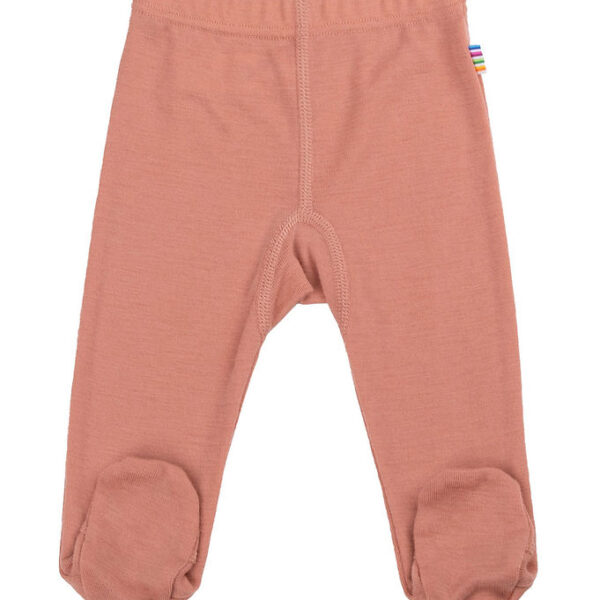 Joha Leggings m. Fødder - Uld - Laks