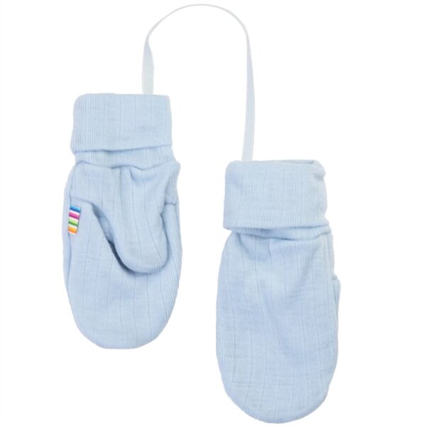 Joha Luffer - Uld - m/ tommelfinger - Lyseblå