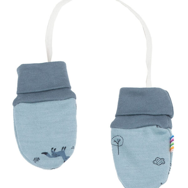 Joha Luffer - Uld/Bomuld - 2-Lags - Blå