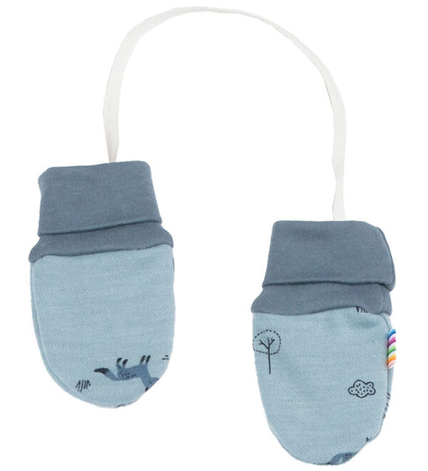 Joha Luffer - Uld/Bomuld - 2-Lags - Blå