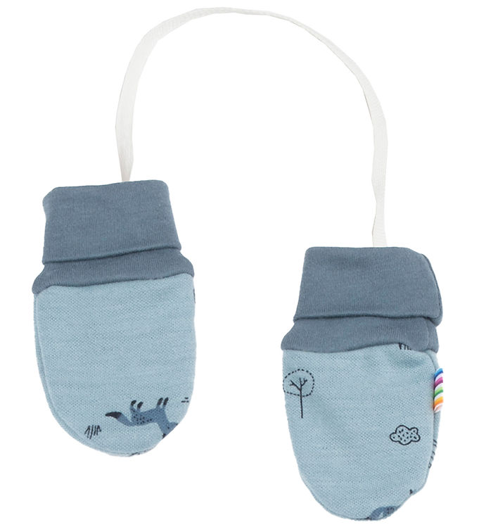 Joha Luffer - Uld/Bomuld - 2-Lags - Blå