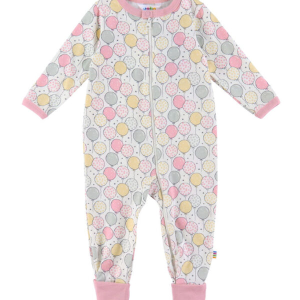 Joha Natdragt - 2in1 - Lyserød m. Balloner