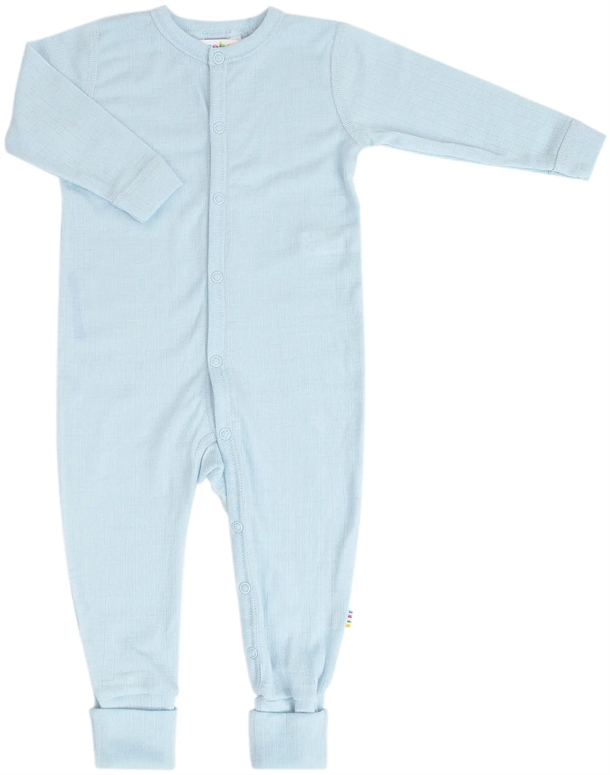 Joha Natdragt - Uld - 2-i-1 fod - Lyseblå