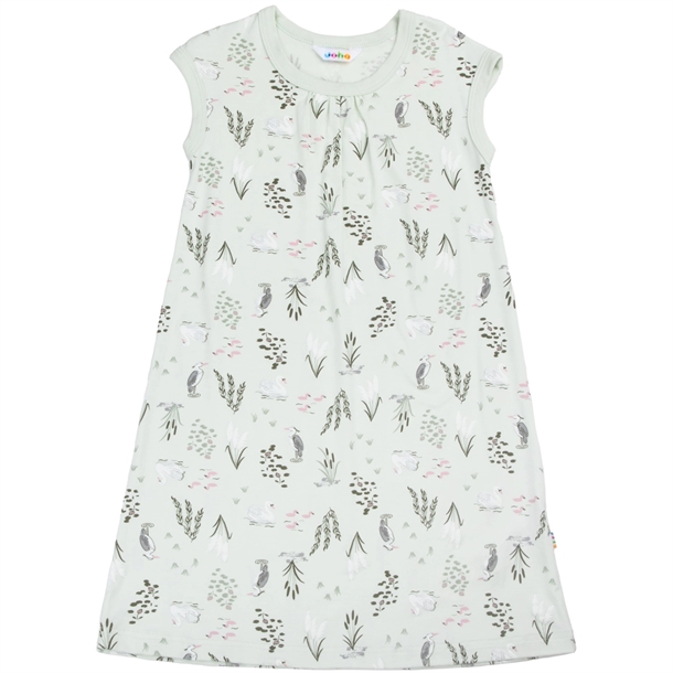 Joha Natkjole - økologisk bambus - Mintgrøn - Svaner