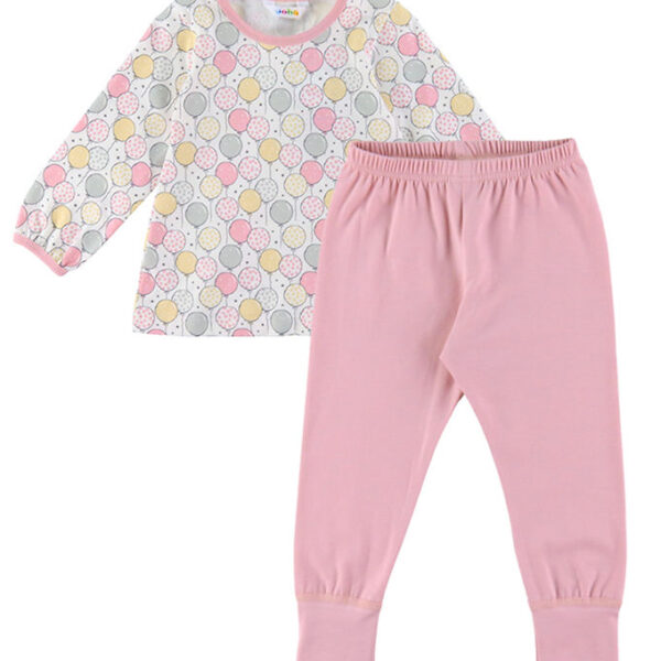 Joha Nattøj - Lyserød m. Balloner Joha Nattøj - Lyserød m. Balloner