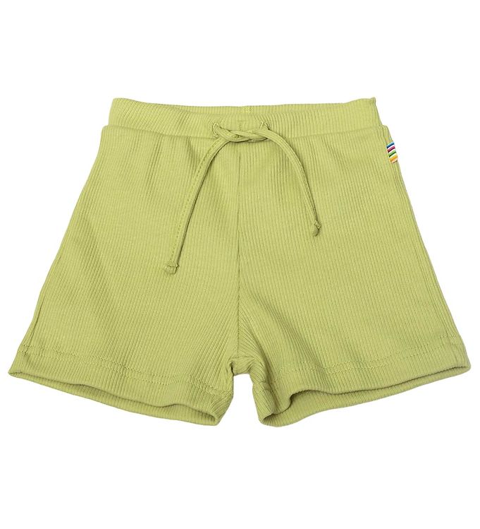 Joha Shorts - Rib - Støvet Grøn Joha Shorts - Rib - Støvet Grøn