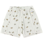 Joha Shorts - Uld/Silke - Off White m. Krabber