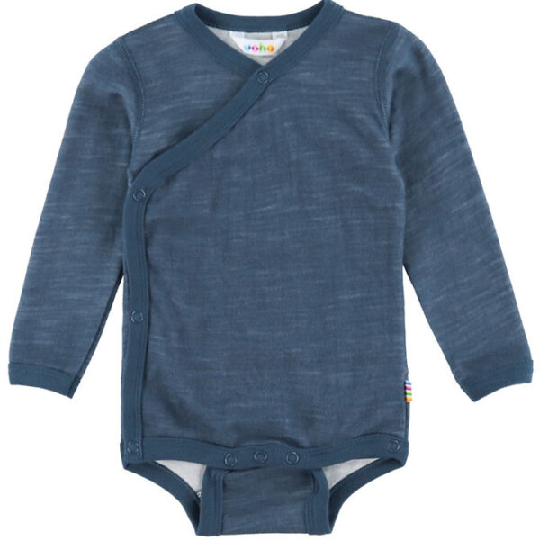 Joha Slå-Om Body l/æ - Uld/Bambus - Dark Denim