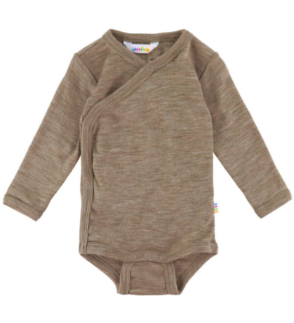 Joha Slå-om Body l/æ - Uld/Silke - Beige Melange