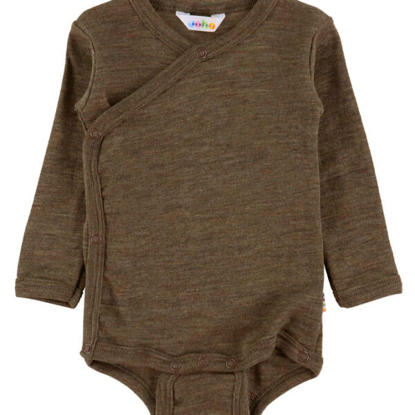 Joha Slå-om Body l/æ - Uld/Silke - Brun Meleret Joha Slå-om Body l/æ - Uld/Silke - Brun Meleret