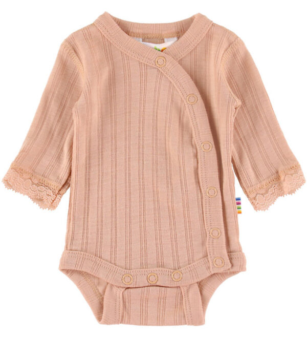 Joha Slå-om Body l/æ - Uld/Silke - Fersken Joha Slå-om Body l/æ - Uld/Silke - Fersken