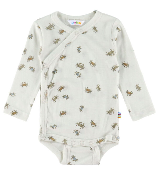 Joha Slå-om Body l/æ - Uld/Silke - Off White m. Krabber Joha Slå-om Body l/æ - Uld/Silke - Off White m. Krabber