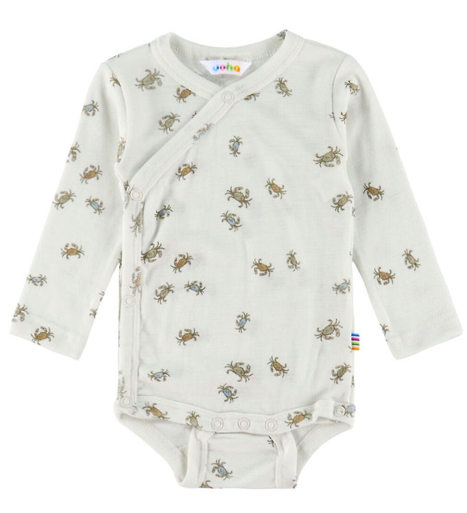 Joha Slå-om Body l/æ - Uld/Silke - Off White m. Krabber Joha Slå-om Body l/æ - Uld/Silke - Off White m. Krabber
